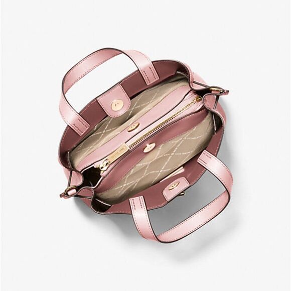 Michael Kors Emilia Small Pebbled Leather Satchel - Picture 4 of 4